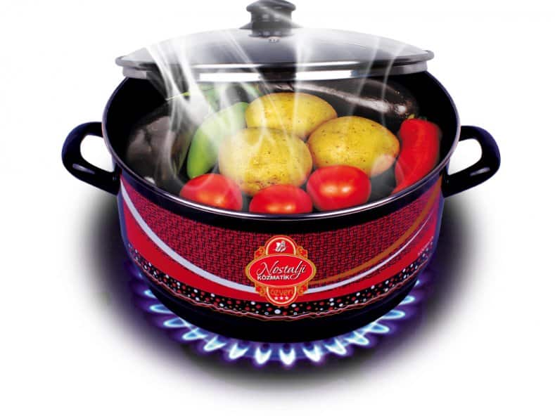 Enamel Turkish Grill Pot For Gas Stoves