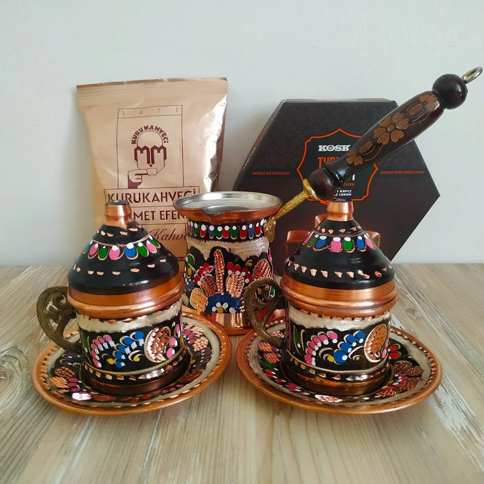 Handcrafted Turkish Gift Box With Rose Turkish Delight